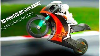 RC SUPERBIKE Full Build From Scratch and Testing. 3D printed PATH CF Motogp Bike DIY weekend project