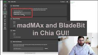 Chia plotting - madMAx and BladeBit in the Chia GUI Chia beta 1.2.11