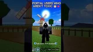 TYPES OF PORTAL USERS IN BLOX FRUITS #edit #viral #memes #bloxfruits #trending #shorts #funny