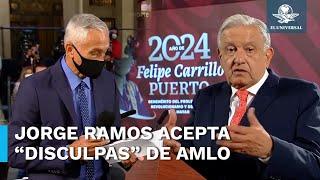 Jorge Ramos responde a AMLO tras disculpa por exhibir sus supuestos ingresos