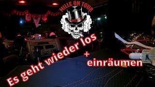 Es geht wieder los + einräumen  #Milleontour   #fernfahrer   #deutsch  #kühler