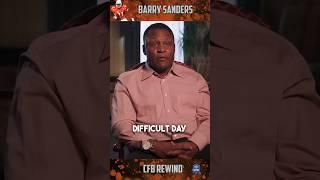 Barry Sanders went to Oklahoma State against his Father Wishes 