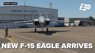 New F-15EX Eagle arrives at PDX