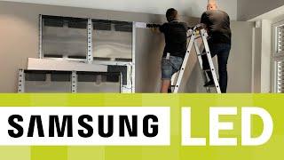 Installation Samsung The Wall IA016B LED-All-in-One Full-HD-Paket 146 im Zeitraffer