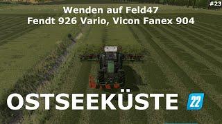 OSTSEEKÜSTE 22 #24 Wenden auf Feld47 Fendt 926 Vario Vicon Fanex 904