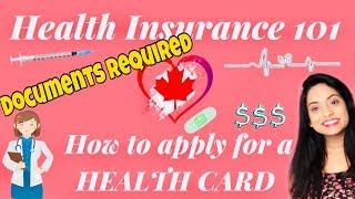 How to get a Government Health Card in Canada  Health Insurance Canada - Documents required