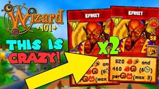 Wizard101 Level 170 Fire PvP The IMPOSSIBLE Double Efreet Comeback
