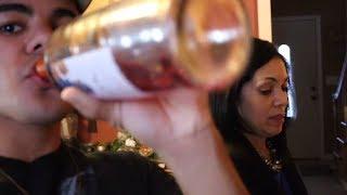 DRINKING ALCOHOL PRANK ON MOM GONE WRONG  JoshuaSuarez