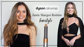 Margot Robbie Barbie Premiere Effortless hair in 5 MINUTES using the Dyson Airwrap