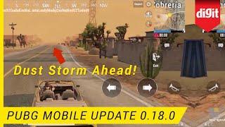 PUBG Mobile 0.18.0 Update Beta- Side Scope Dust Storms on Miramar 2 0 Scoped Win94 & More