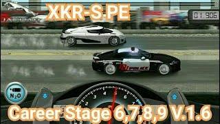 Drag Racingtune car XKR-S PE for 4 Career StageLevel 6789 V.1.6