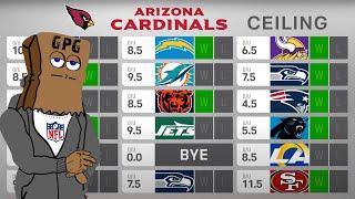 FULL Arizona Cardinals 2024 Preview Win Total Floor & Ceiling