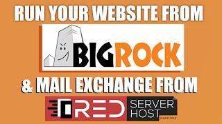 LIVE How to use BigRock nameservers and point MX Records to Redserverhost?