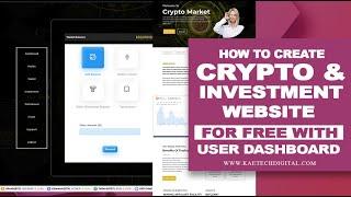 How to create an investment & Cryptocurrency website with User dashboard using WordPress Part 1