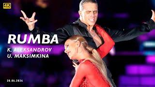 RUMBA  Kirill Alexandrov - Ulyana Maksimkina  Professional Latin  Kremlin Cup 2024  4K