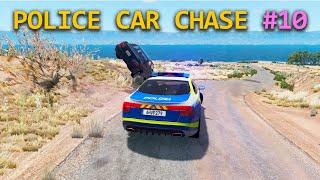 Police Car Chases #10 BeamNG Drive BMG  BNG