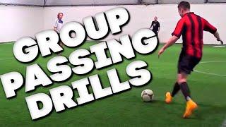 6 SOCCER PASSING DRILLS for better team chemistry  Indoor Soccer Drills