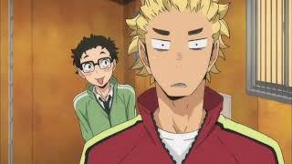 Haikyuu best moment Coach Ukai shock saw a quick attack of hinata&kageyama