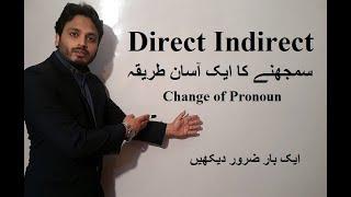 DirectIndirect- Change of Pronoun- Narration- By Syed Ali Raza Kazmi