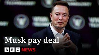 Tesla investors back record-breaking Musk pay deal  BBC News