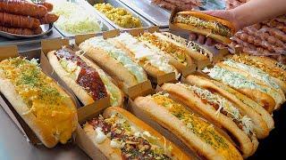 Amazing 8 American hot dogs - Korean street food