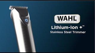 9818 Wahl Lithium-Ion Stainless Steel Beard Trimmer