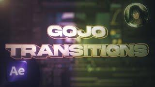 How To Make Transition Like @GOJO like me  After Effects Transition Tutorial  + Free PF