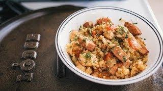 Jambalaya in a Lodge Dutch Oven Recipe