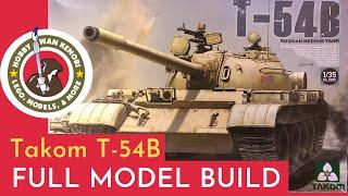 Plastic Scale Model Build - Takom T-54B 135 - FULL BUILD VIDEO