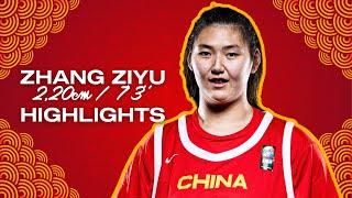 Zhang Ziyu   FIBA U18 Womens Asia Cup highlights 