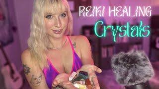 ASMR  Reiki Healing w Chakra Crystals 