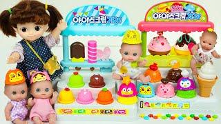 콩순이 아이스크림 가게놀이 장난감 Baby doll Ice cream cafe Toys