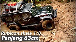 Mainan mobil remot Adventure Jeep Rubicon Yikong YK4082 V2 skala 18