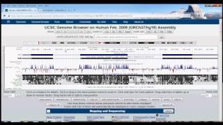 1. UCSC Genome Browser Tutorial the basics