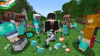 Minecraft 1V4 Manhunt with Random Item Challenge  Niz Gamer