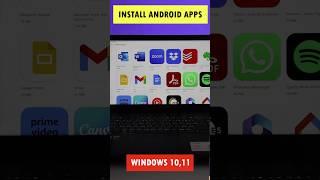 How to Run Play store Apps on PC without Emulator 2024 #Shorts