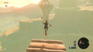 Easily reach Wasteland Gerudo Towers from Great Plateau no fighting