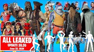 ALL NEW LEAKED Skins Emotes Cosmetics Fortnite Update 30.20 Pirates of Carribean Summer Skins...