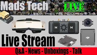 Avatar & DJI Goggles 2 Terrible Anti Fog - O3 Replacement Antennas - Q&A Live Stream