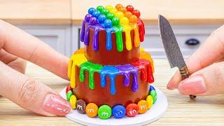 Best Of Miniature Cake Decorating Recipe Miniature Rainbow Cake With M&M candy  Lotus Cakes
