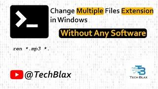 Change Multiple Files Extension  in Windows without any software #tricks #windows11