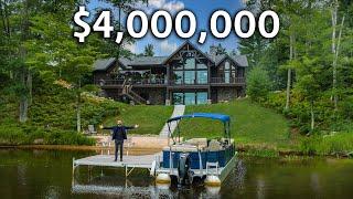 Inside a $4000000 Lakefront MANSION in Wisconsin