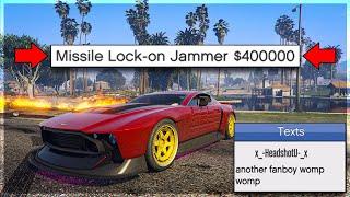 Trolling Angry Griefers With My Missile Lock-On Jammer on GTA Online