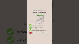 Besteckschublade vs. Besteckkorb - Was ist besser? #shorts