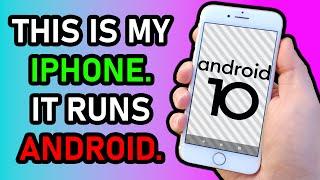 I Installed Android on my iPhone For Real
