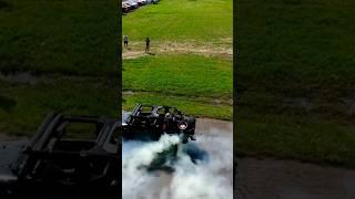 Jeep burn out competition highlights #droneshots #newvideo #shorts