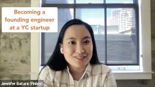 Becoming a founding engineer at a YC startup - Finley short