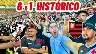 TRISTEZA E REVOLTA TOTAL DA TORCIDA DO VASCO COM O 6x1 NO MARACANÃ Vasco 1 x 6 Flamengo