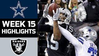 Cowboys vs. Raiders  NFL Week 15 Game Highlights