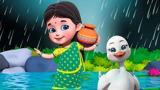 Akash Ghire Megh Koreche 2  আকাশ ঝিরে মেঘ কোরেছে  Bengali Nursery Rhymes for Children  Jugnu Kids